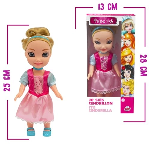 Princess Doll - 25 cm Plastic Ages 3+
