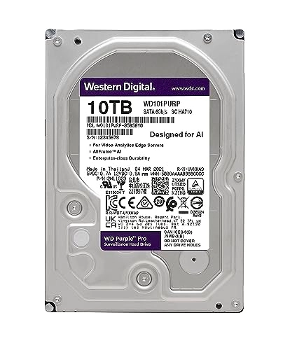 Purple Pro 3.5" 7200rpm 512MB SATA 6Gb/s (WD102PURP) - 10TB