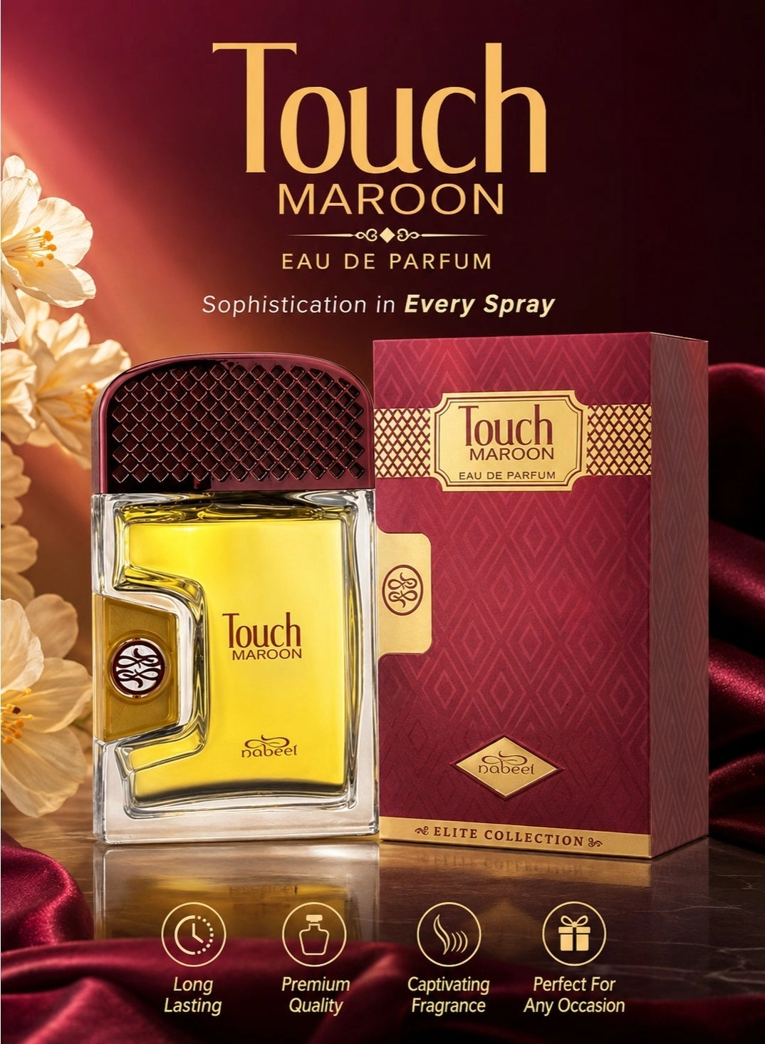 Touch Maroon Eau de Parfum 80 ml