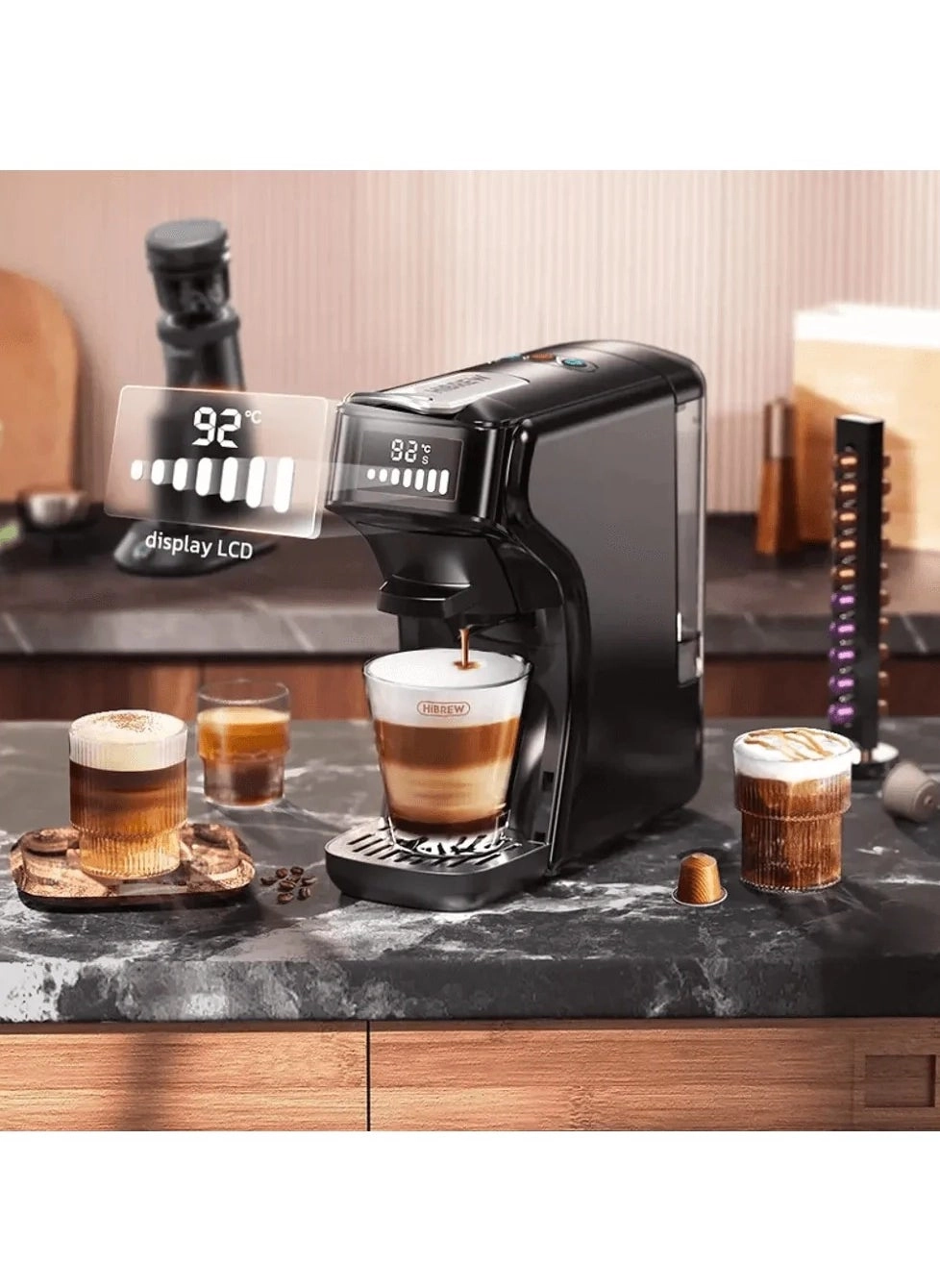 5-in-1 Capsule Coffee Maker H1B