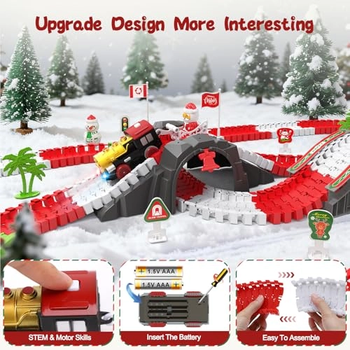 Christmas Track Toy Set - 262 PCS