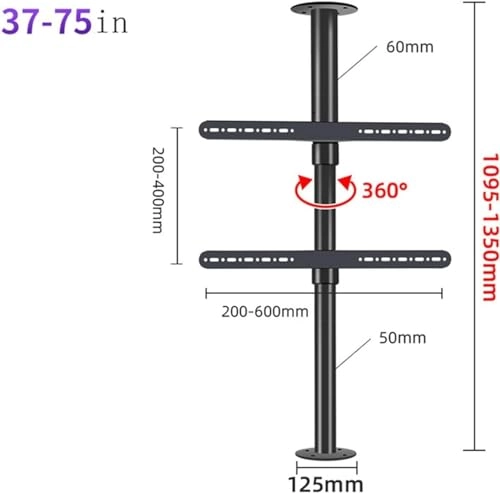 TV Ceiling Mount - 50kg 32-75 inch