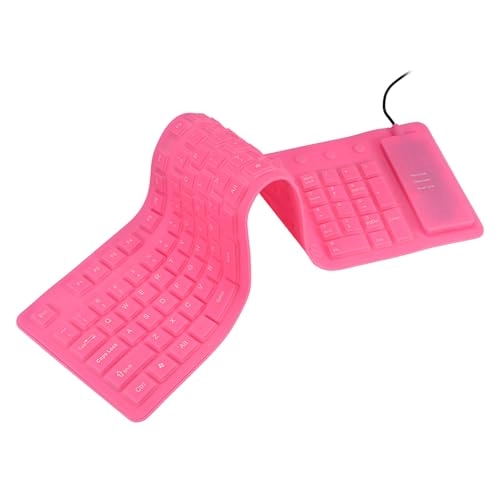 108 Keys USB Silicone Foldable Keyboard