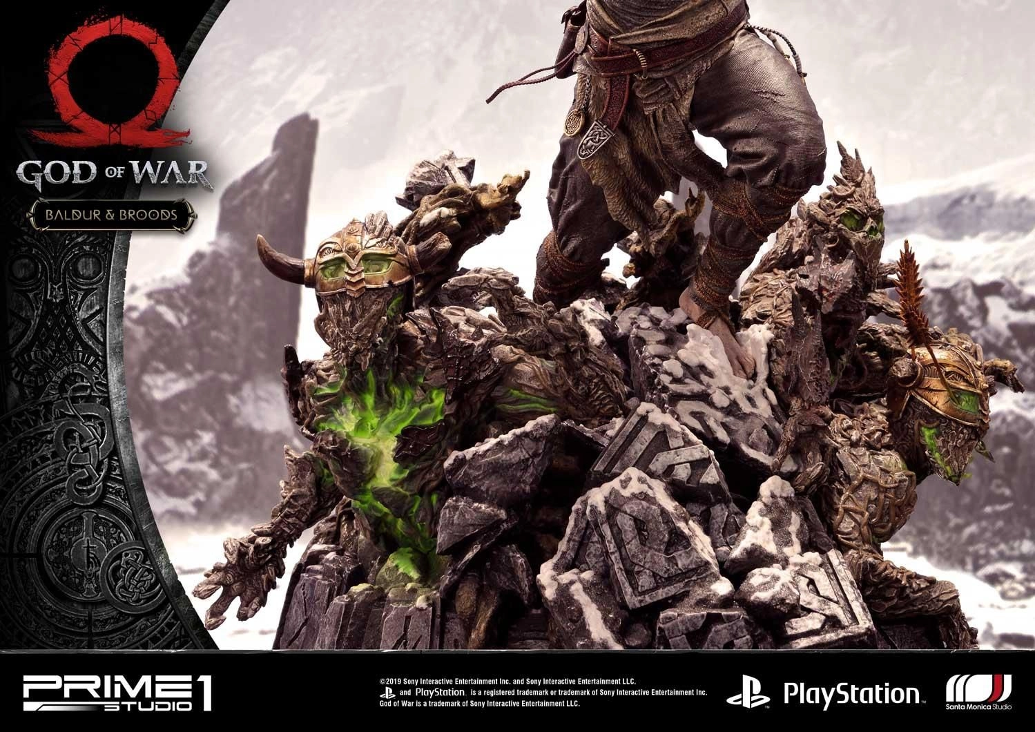 Baldur & Broods Statue - God Of War (62.2 cm)