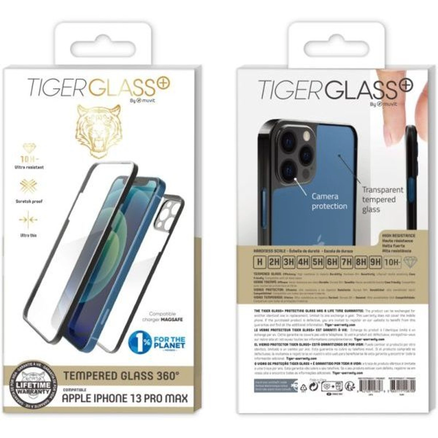 Clear Tempered Glass Screen Protector for iPhone 13 Pro Max