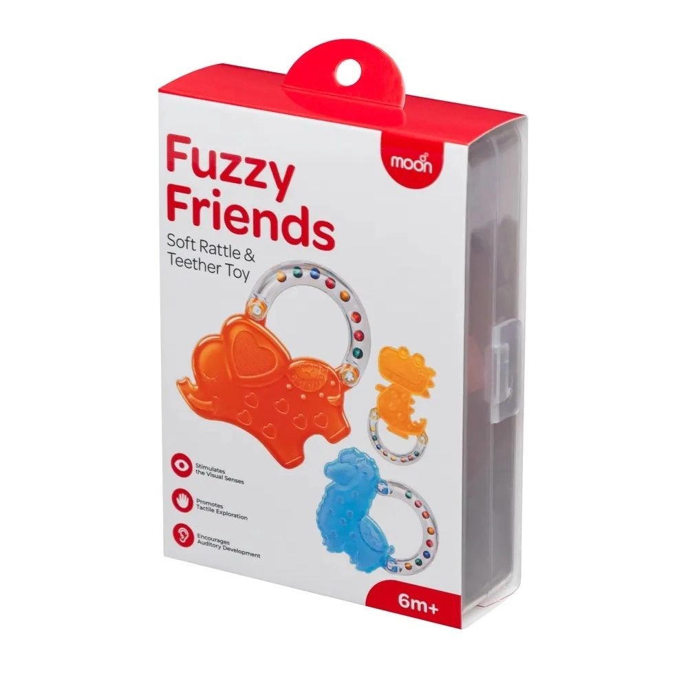 Soft Rattle Plush Toy - 3 to 24 Months fabric