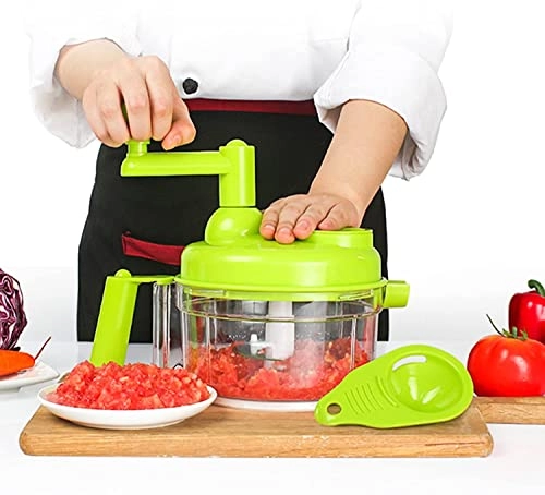 Manual Food Chopper - 1200ml 6 blades