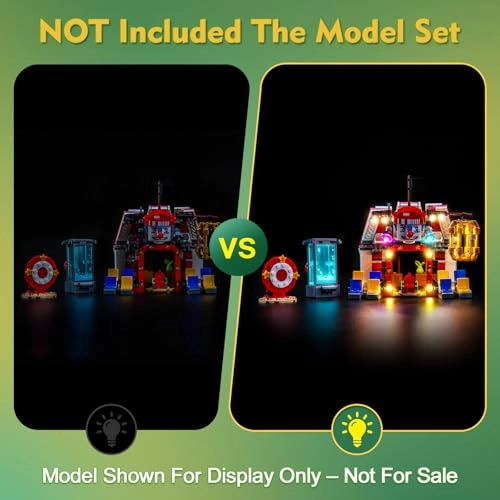 Light kit Compatible with Lego 75637 Buggy The Clown's Circus Tent - LED USB powered