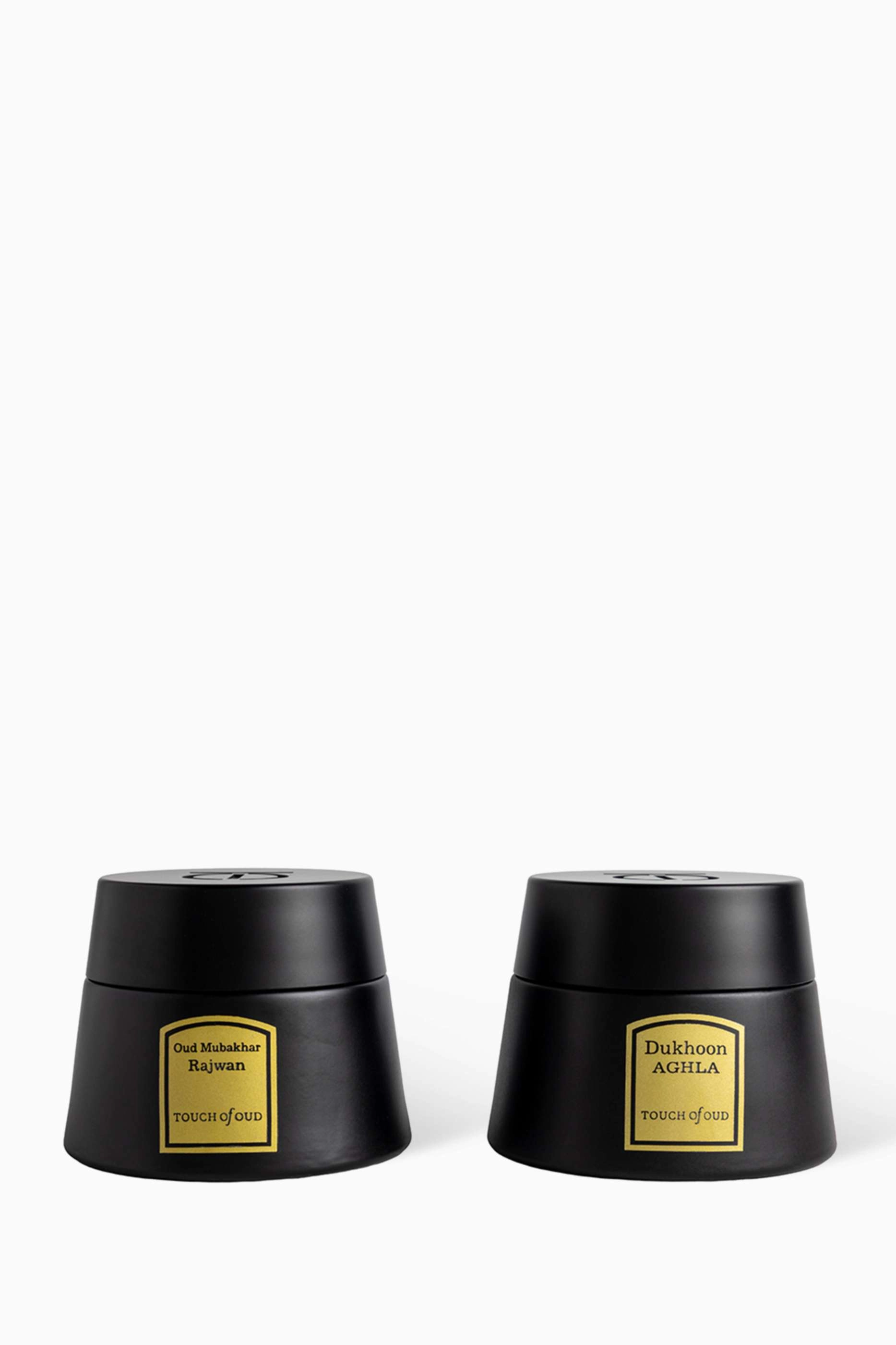 Aghla + Maylaa + Jawaher + Rajwan + Dukhoon Aghla + Amyaz + burner