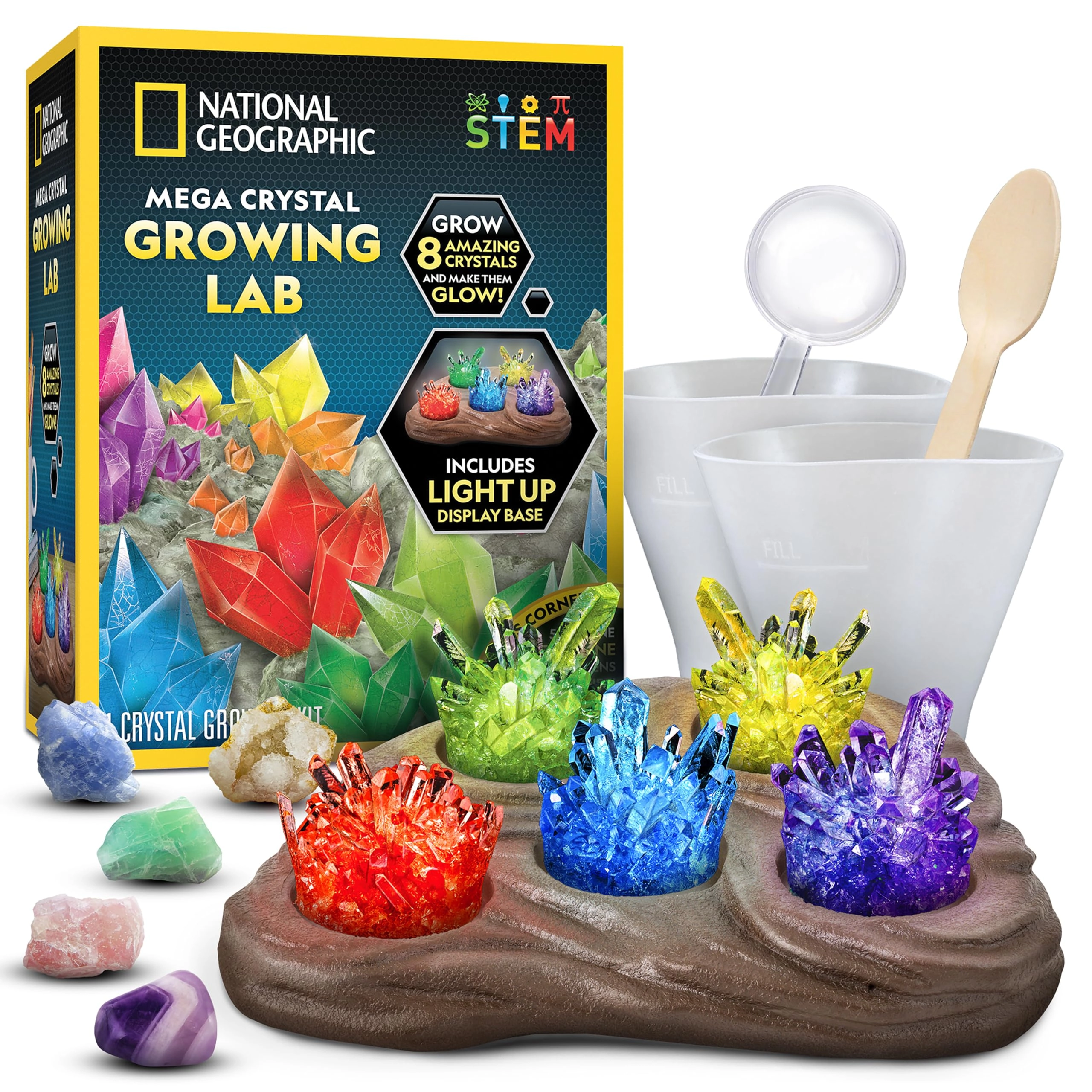 Discover with Dr. Cool Mega Crystal Growing Kit STEM - 8 years+
