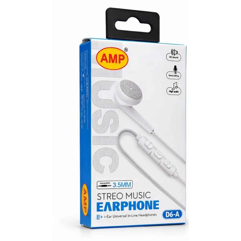 AMP D6-A Wired Headphone