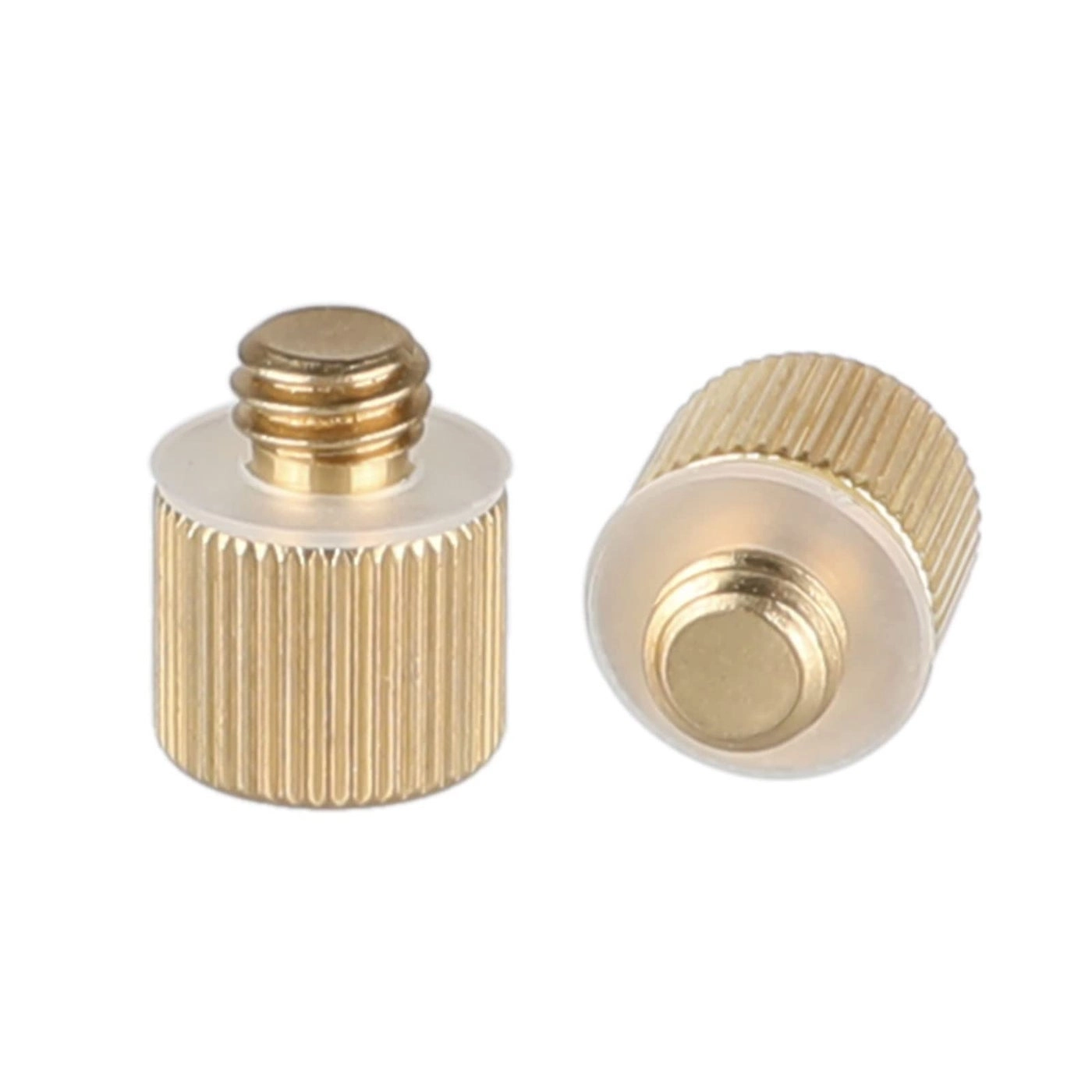 1/4"-20 Female Threaded Adapter to 3/8"-16 Male Threaded Post - 2 Pieses