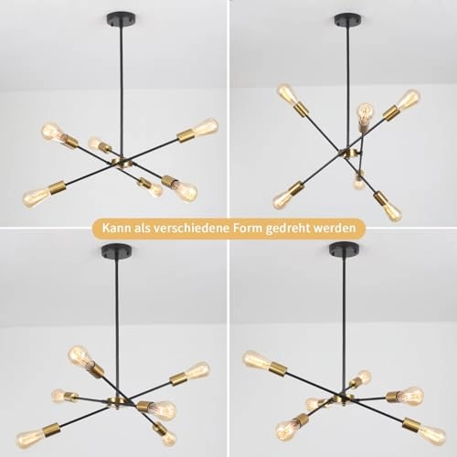 Modern Living Room Chandelier - Dimmable