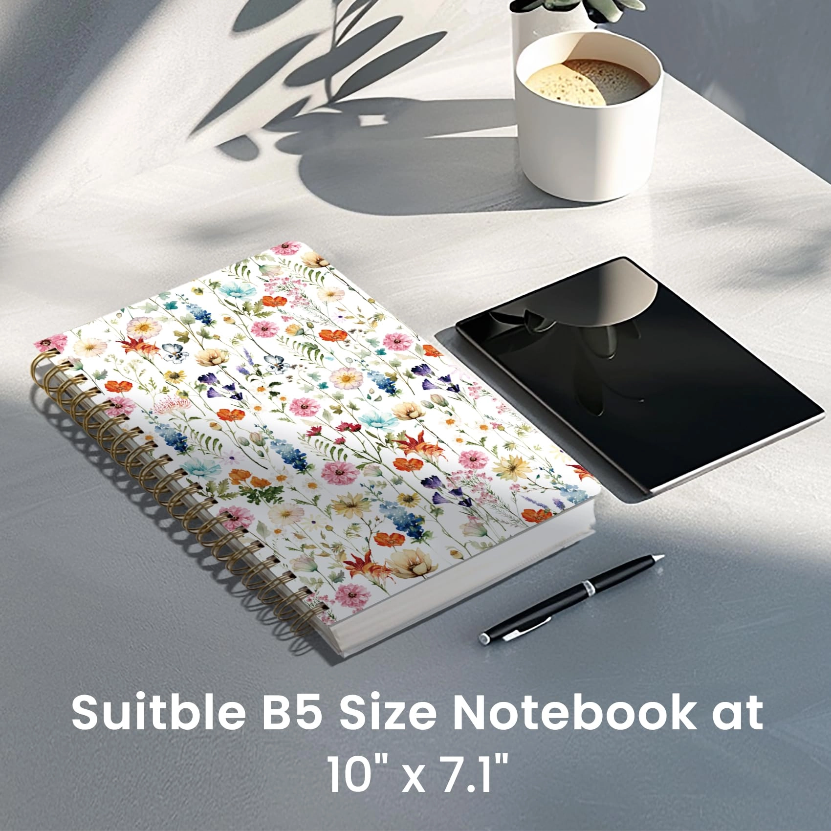 Spiral Notebook B5 Spiral - Lined 300 Pages