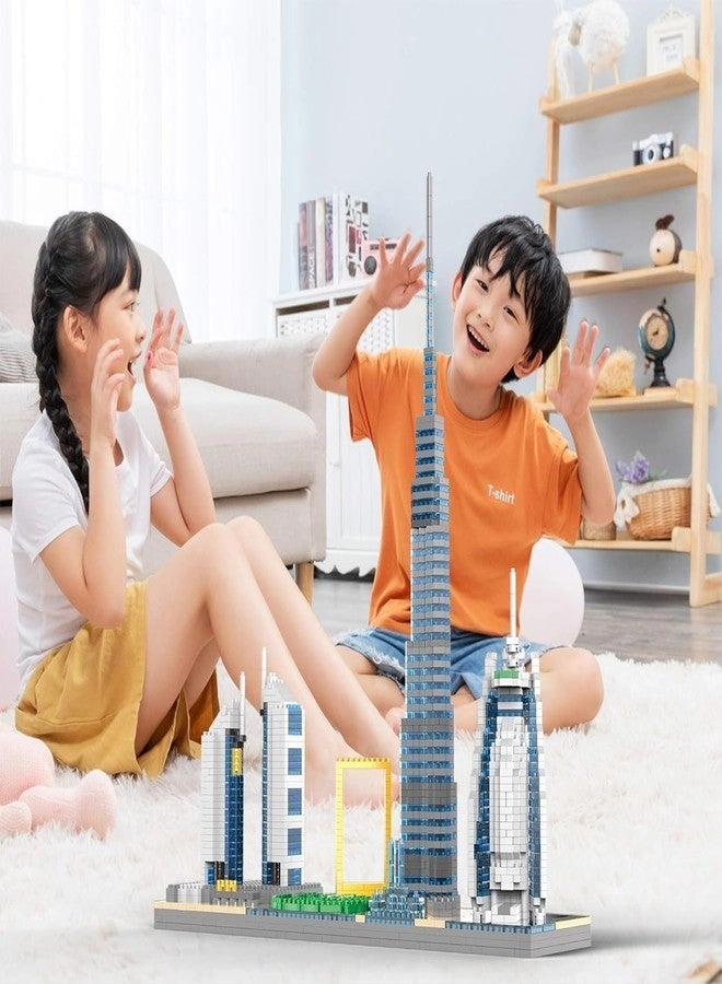 Skylines Series Dubai Skyline - Micro Building Blocks 3D Assembly