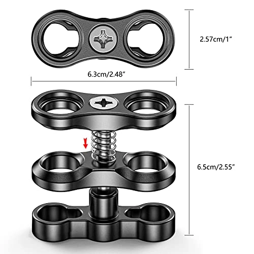 CP-2 - Pack of 2 1 inch Ball Clamp