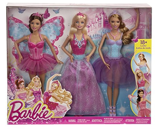 Princess Doll + Fairy Doll + Ballerina Doll - Ages 3+