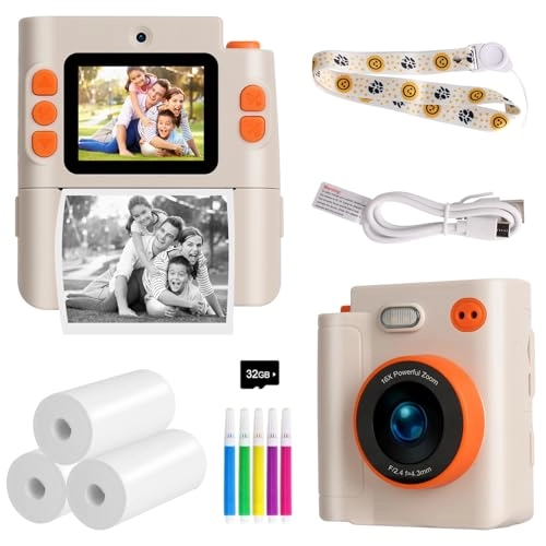 Kids Camera - Instant Print 1080P 32GB