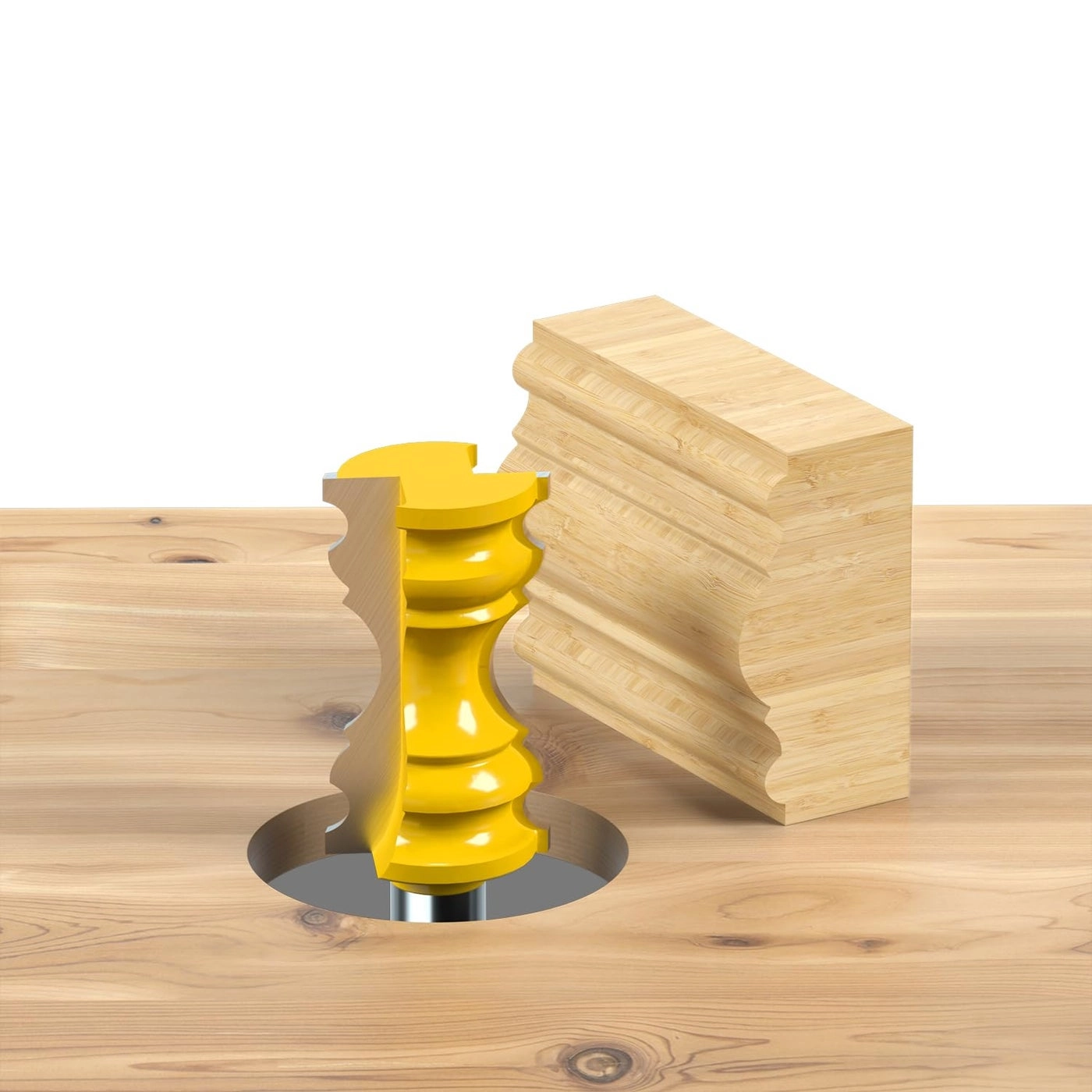 Architectural Molding Router Bit + Crown Molding Router Bit + Bullnose Bead Column Face Molding Router Bit
