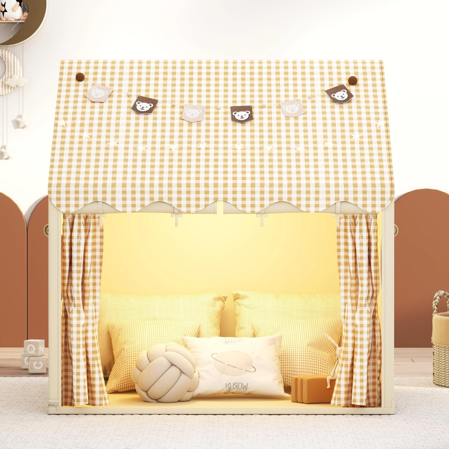 Play Tent - 41x47x51 inches Star Lights