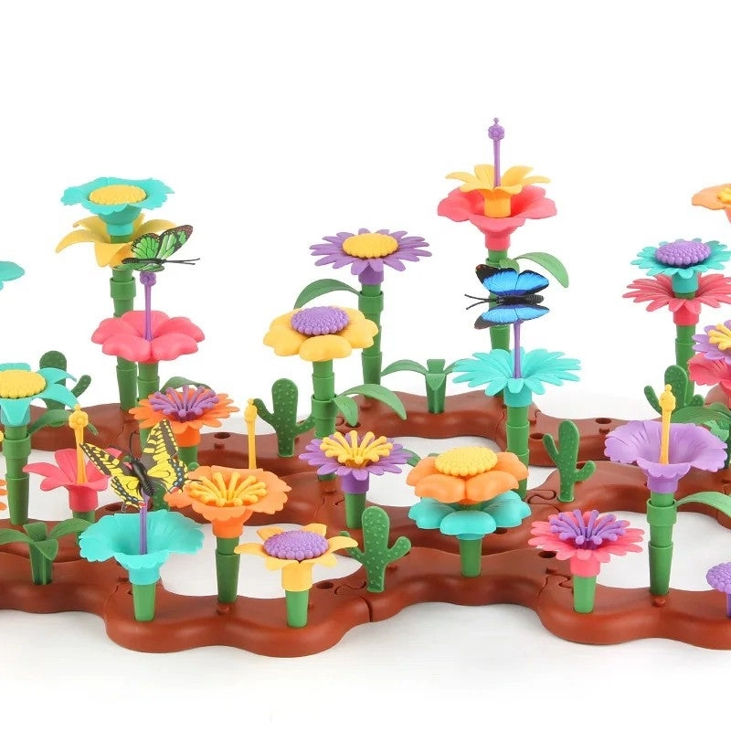 Flower Garden Building Set - 183 pcs