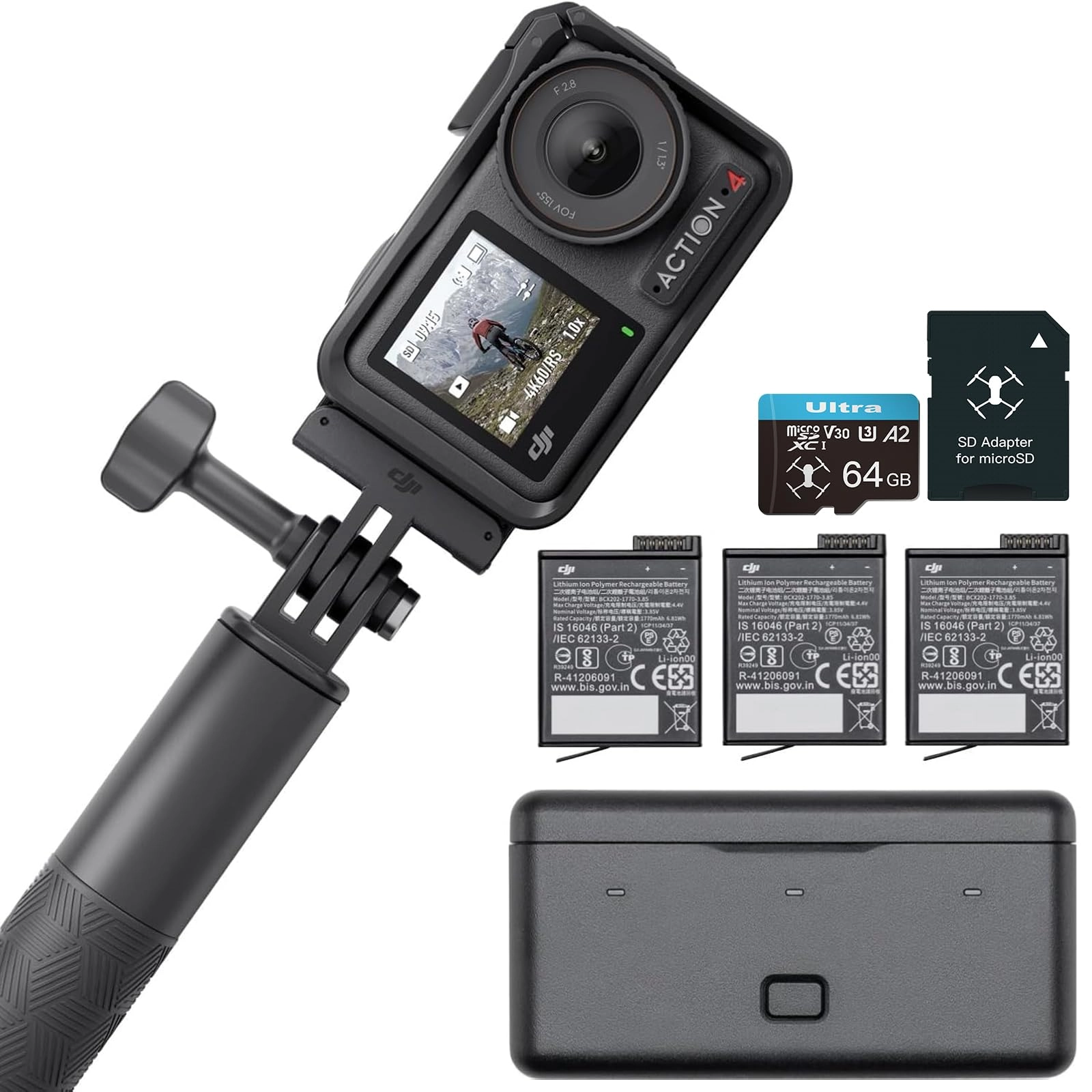 Osmo Action 4 4K120 Adventure Combo