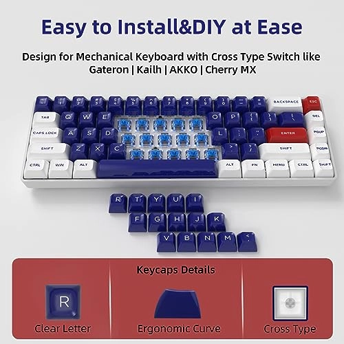 149 Keys PBT Double Shot Full Keycap Set - ANSI US ISO Layout