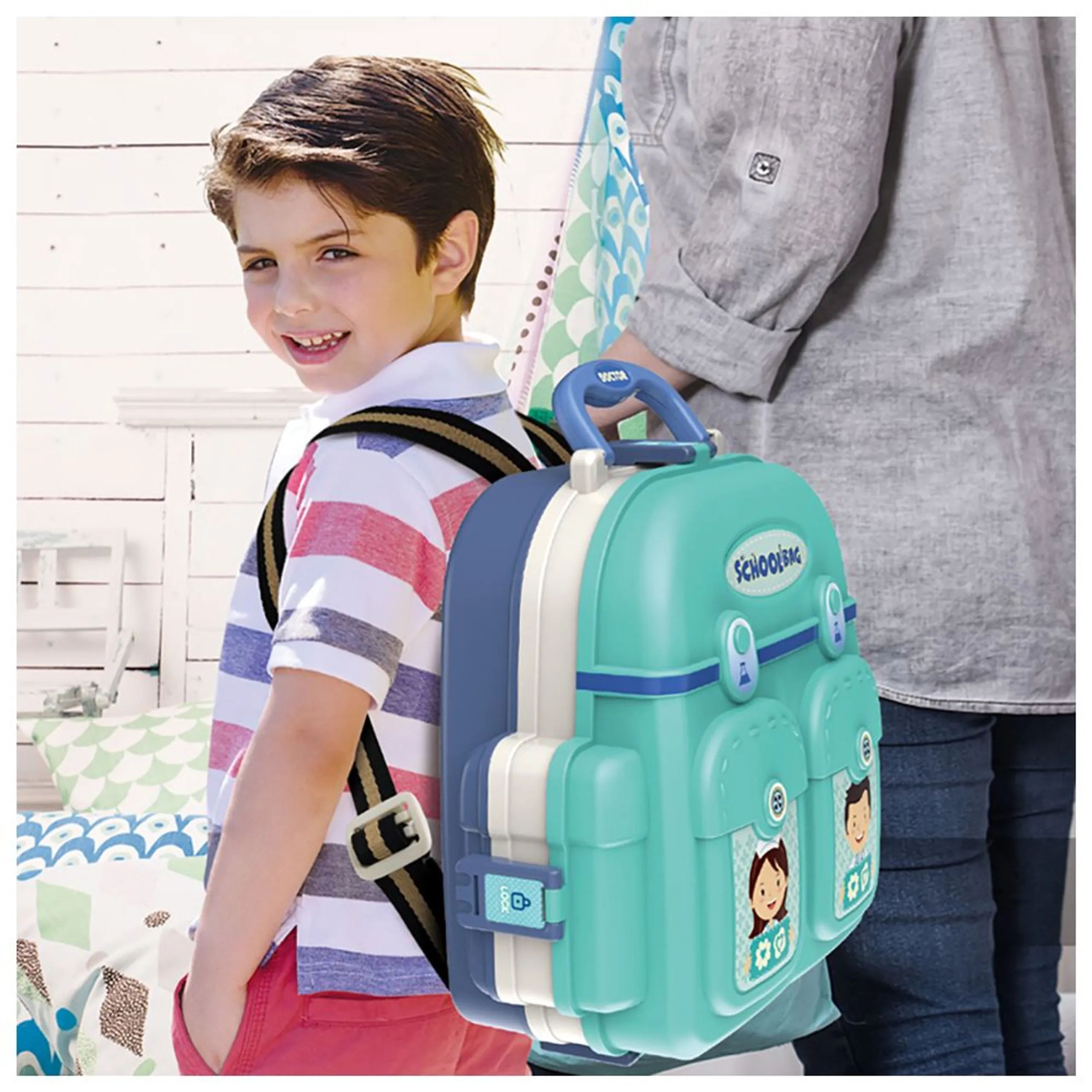 Role Play Clinic Toy Set School Bag - 23pcs