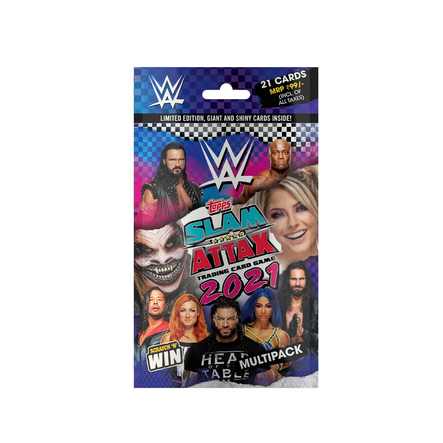 Topps India WWE Slam Attax 2021 - 21pcs