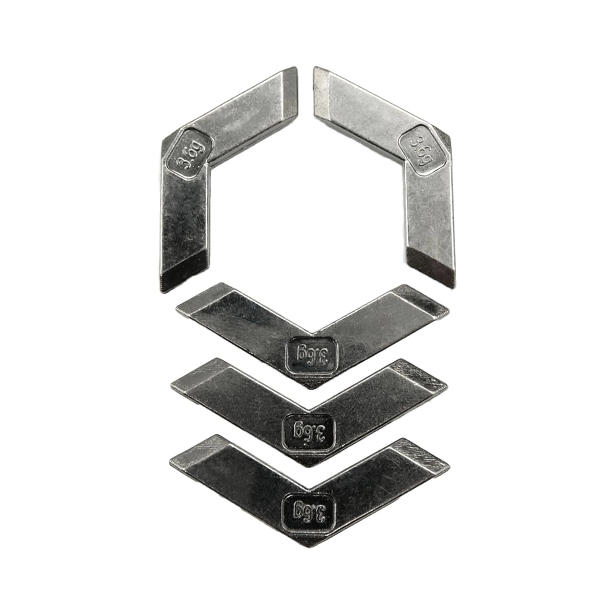 NoirVogel Mouse Balance Tuning Weights - 3.6g*5pcs Zinc alloy