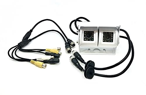 Dual Motorhome Reversing and Rearview Camera - Night vision Phono cabling 720p