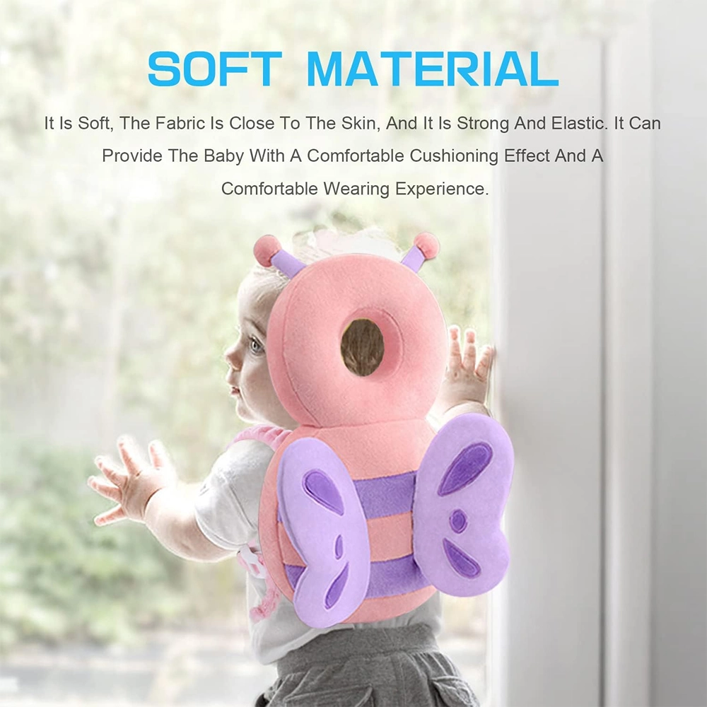 Baby Walker - Coffee + Head Protection Pillow - Blue