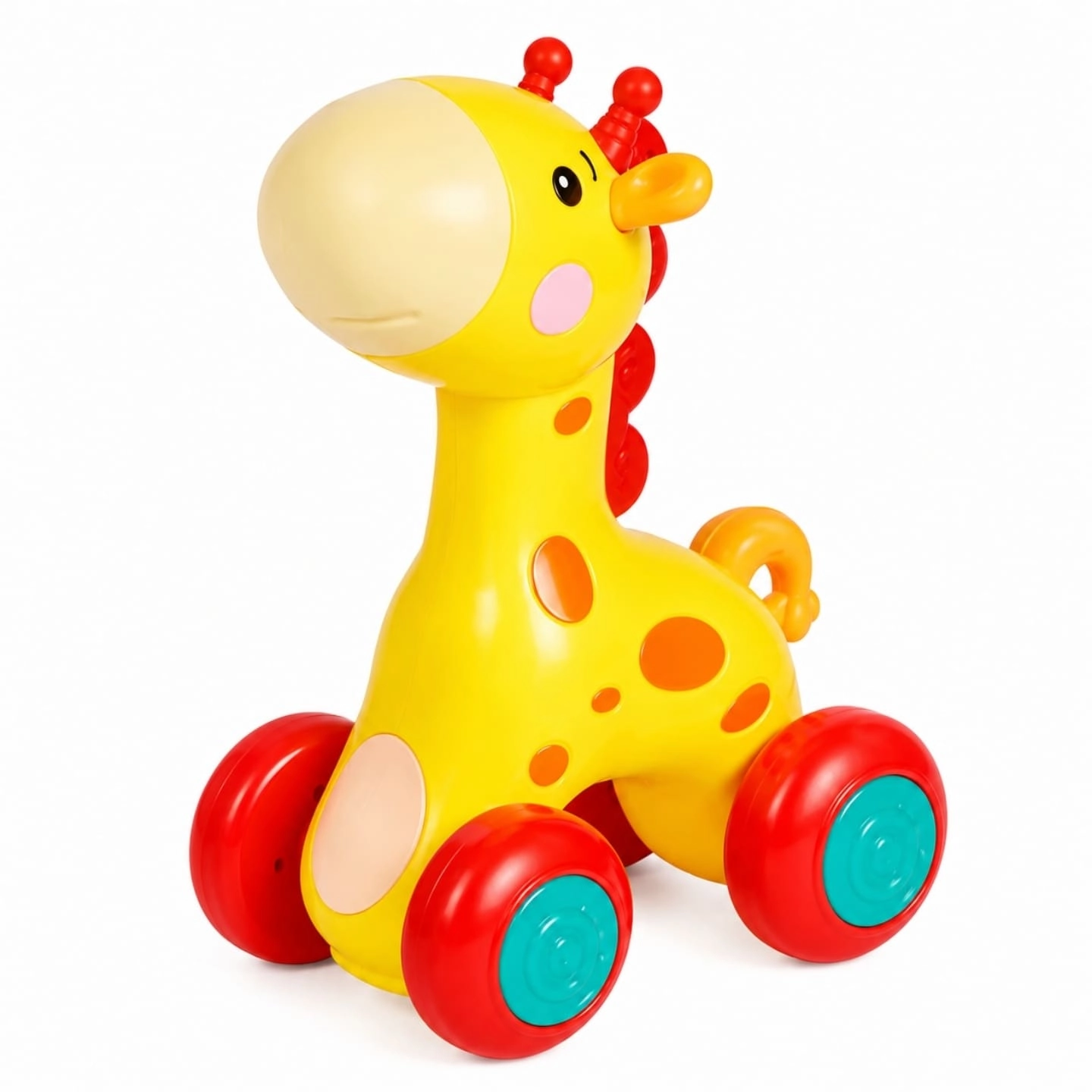 Goodway Baby Push & Go Giraffe - Rolling Wheels Lightweight
