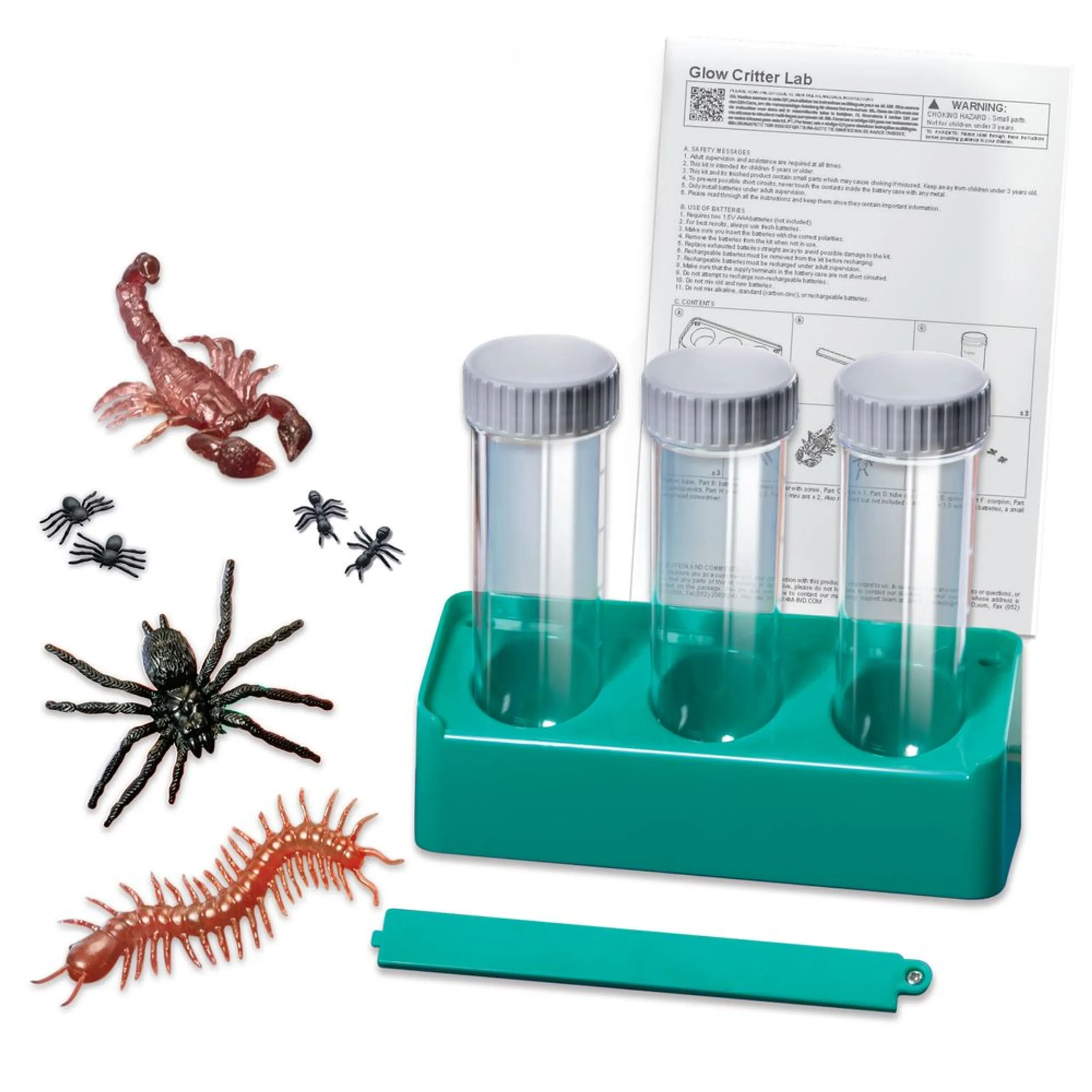 KidzLabs Glow Critter Lab Science Kit Entomology - 5 years+