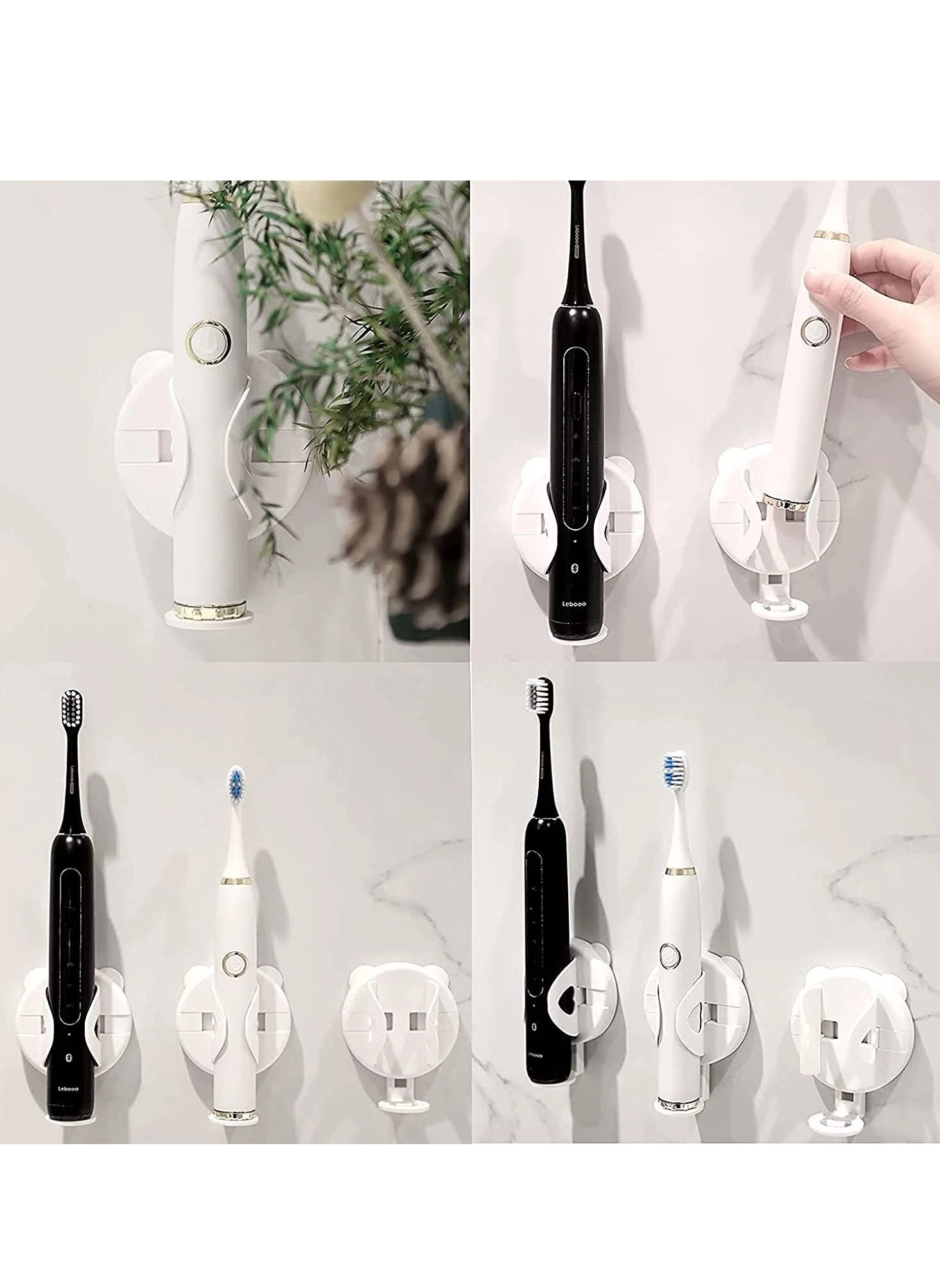 Wall Mount Toothbrush Holder