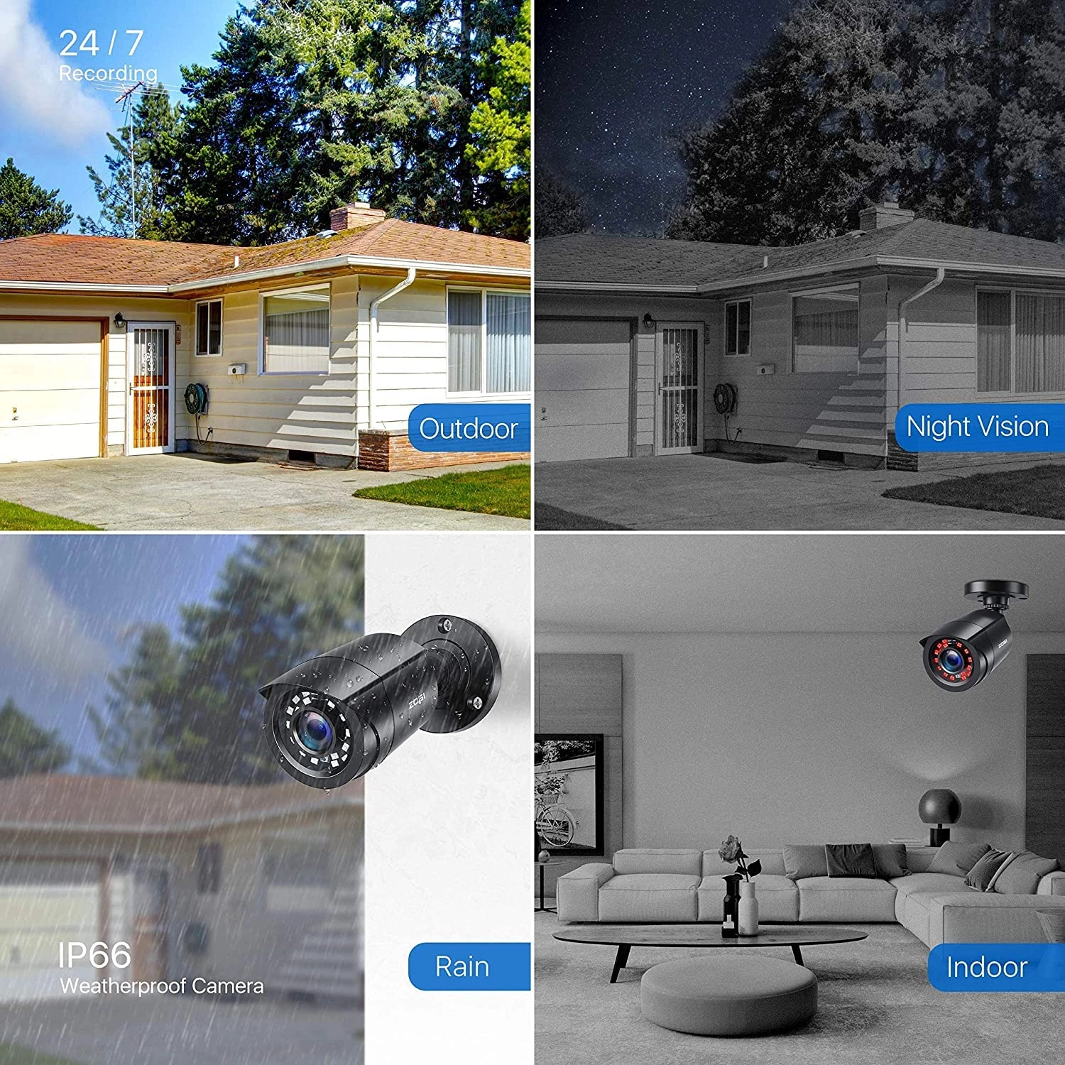 AP CCTV Camera 1080p Pack