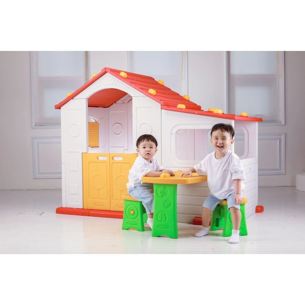 Tomo Big Playhouse - Table & Chairs UV-Protected Plastic