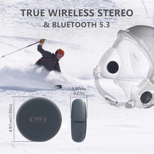 Ski Helmet Headphones - Bluetooth 5.3 True Wireless