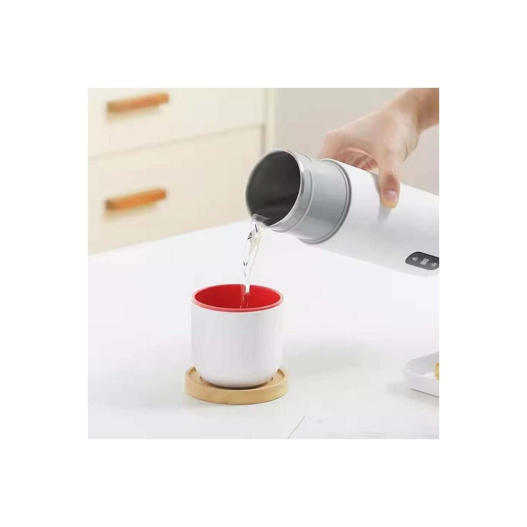 Smart Digital Thermos Flask - LED Display White