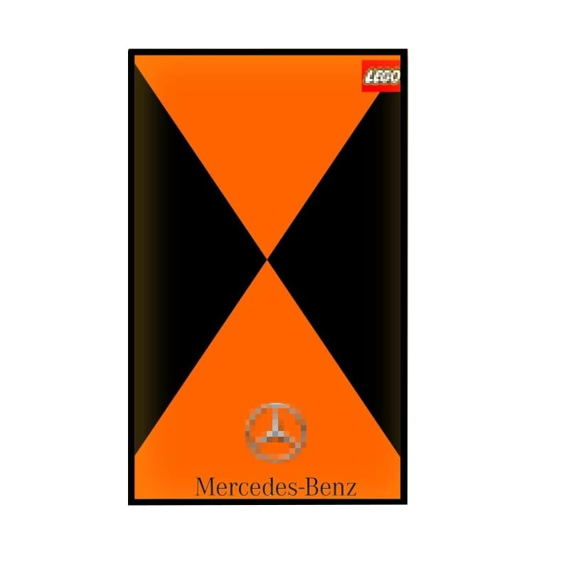 TRUSTFAR Display Wallboard - 50 x 3.5 x 80 cm for LEGO 42177 Mercedes-Benz G-Class Customizable