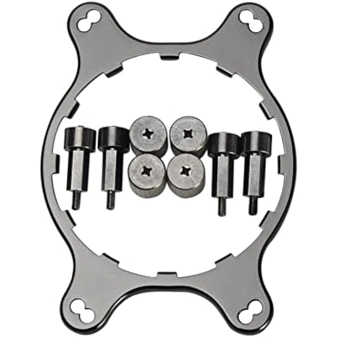 rayihni COOL WATER SERIES + CPU COOLING FANS BRACKET + ACCESSORIES KIT + MOUNTING HEATSINK HOLDER BACK PLATE