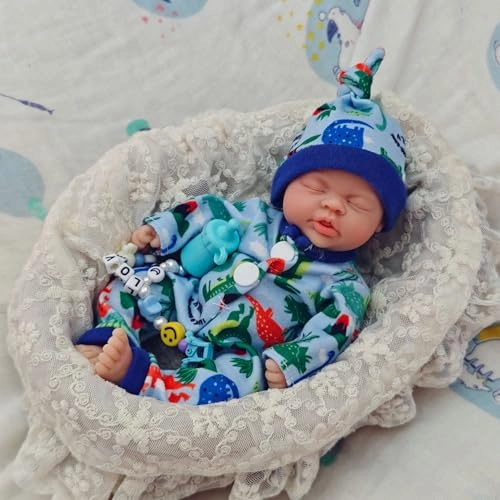 Jaden Reborn Baby Doll - 7 inches Silicone Ages 3+