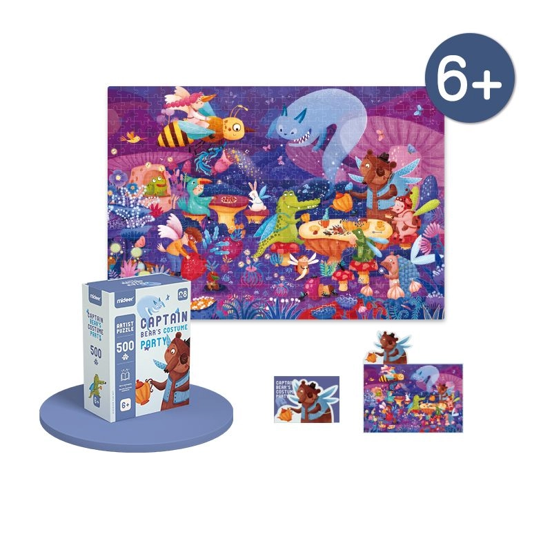 Captain Bears Costume Party Puzzle (MD3126) - 500 pcs