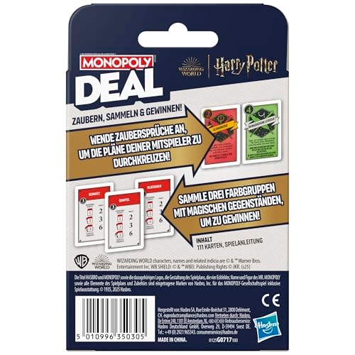 Monopoly Deal: HARRY POTTER - Card Game