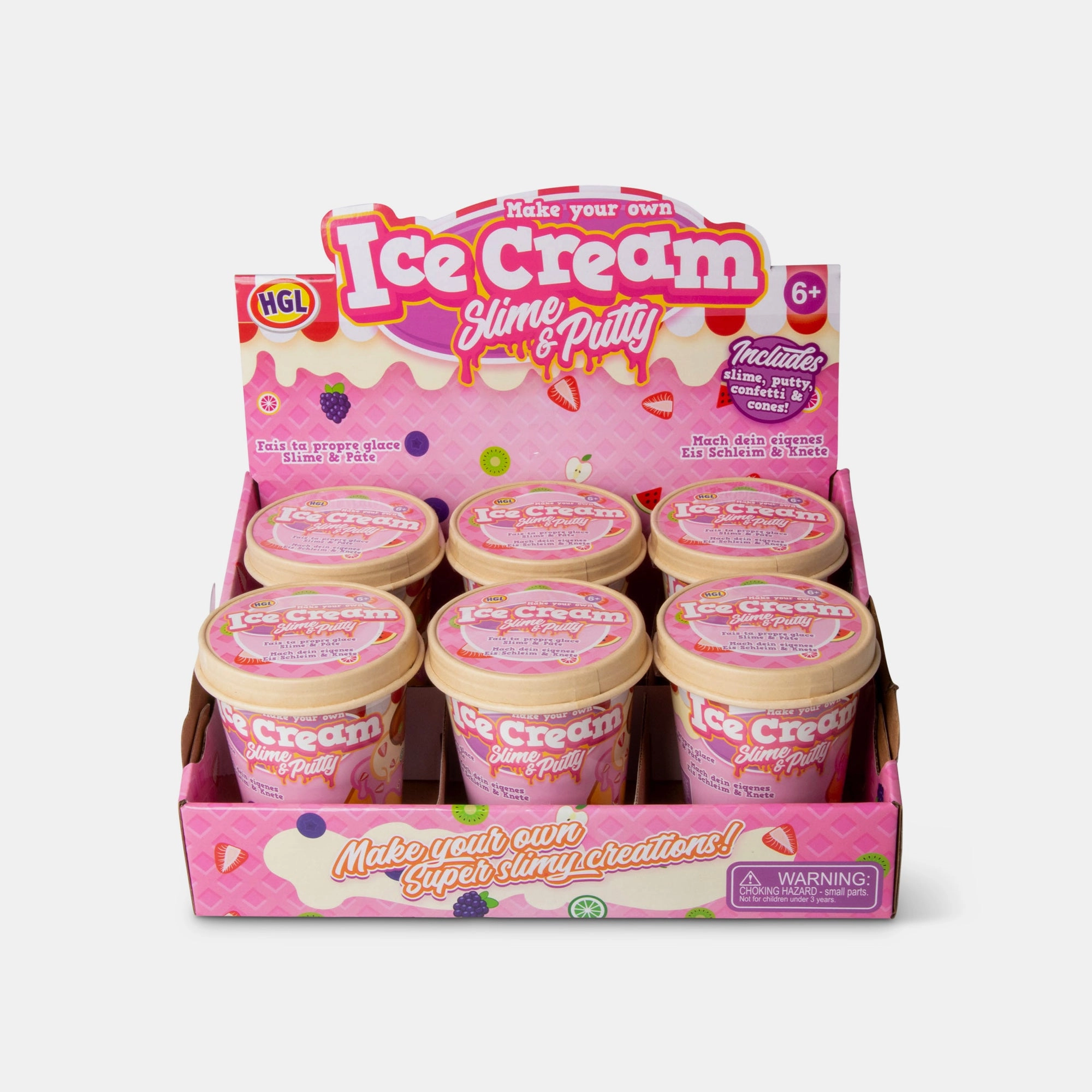 BORDERS Make Your Own Ice Cream Slime And Putty - 8+ 9 pieces