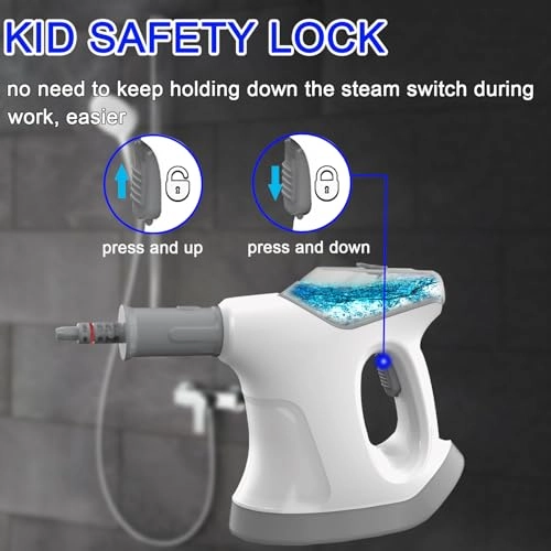 Handheld Steam Cleaner - 400 ml/min