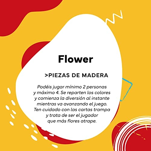 Flower - Wood multicoloured