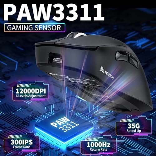 M6 Gaming Mouse - Tri-mode