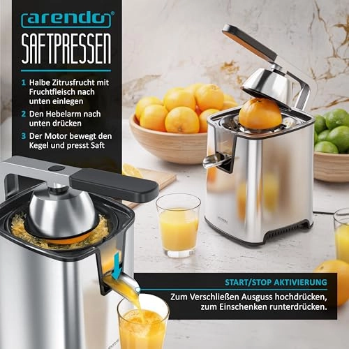 Electric citrus juicer - 1000 watts 400 Milliliters