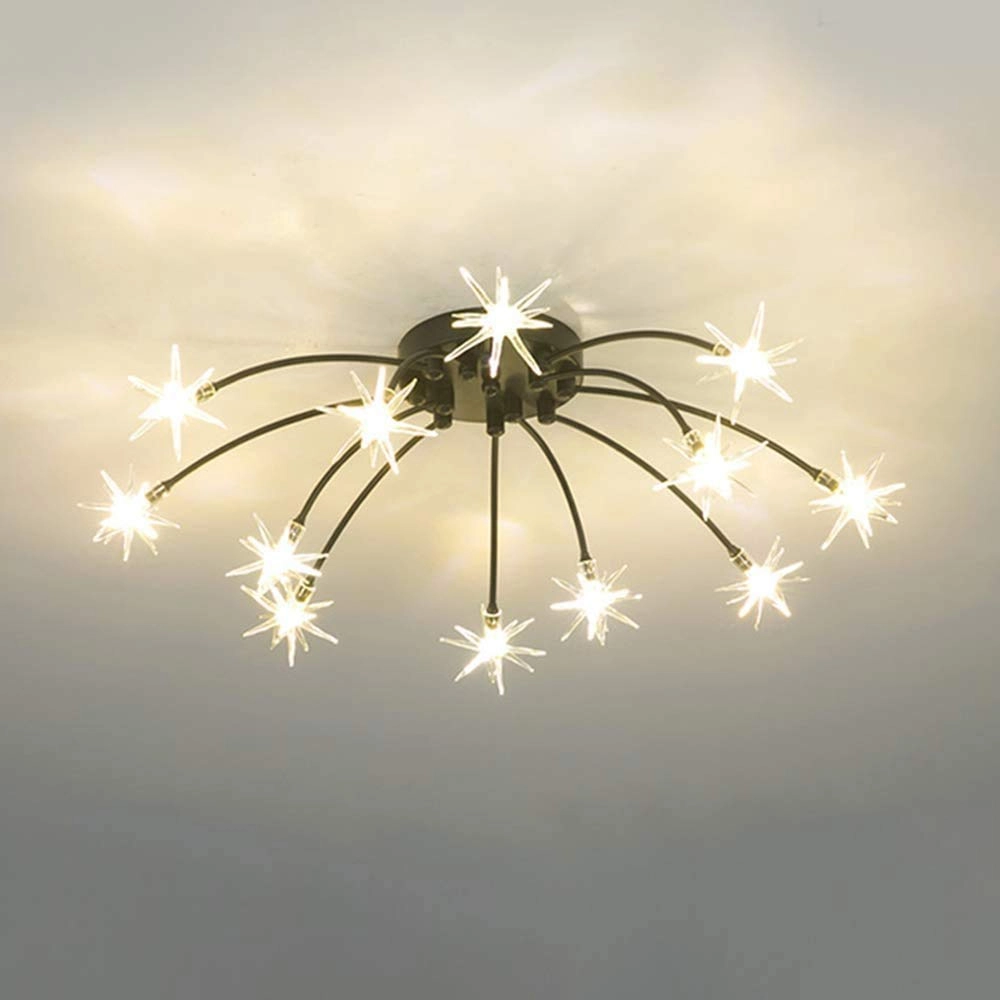 Nordic Art Stars Ceiling - G4 21 head Black and white light